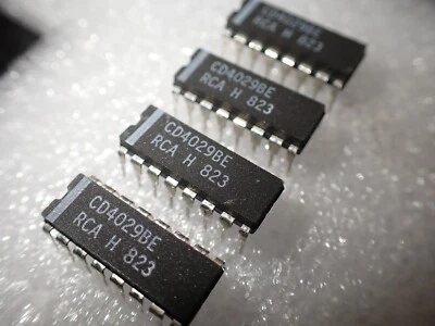 RCA CD4029BE Counter / Divider IC DIP16 UK STOCK x4pcs - Image 1 of 4