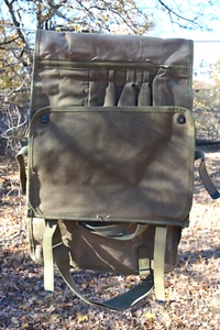 VINTAGE US MILITARY TENT TENTAGE CANVAS REPAIR KIT BAG Only - Picture 1 of 9