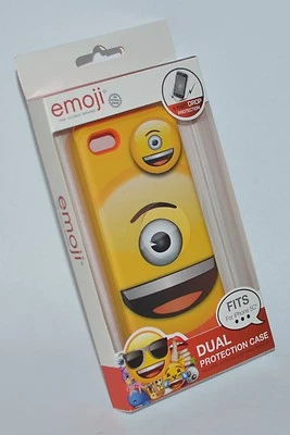 EMOJI BRAND YELLOW ONE EYED SMILEY IPHONE 5C CASE SLEEVE DUAL PROTECTION MINION - Image 1 of 4