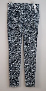Daily Ritual Damen Ponte Strick Legging Taschen Blau Schildpatt Print XS Lang - Bild 1 von 15