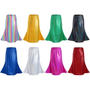 Girls Costume Dance Skirt Stage Performance Skirts Cheerleading Skort Birthday - Picture 1 of 104