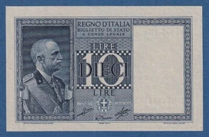 ITALIA / ITALY -- 10 LIRE ( 1939 ) -- SC- / aUNC -- PICK 25c . - Bild 1 von 2