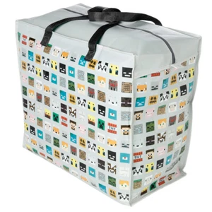 Extra Large Laundry Storage Bag Tidy Bedroom NEW-Minecraft Design - Picture 1 of 13