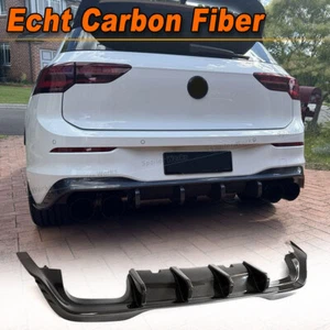 Difusor de carbono alerón faldón trasero enfoque difusor trasero para VW Golf R Golf 8 MK8 - Imagen 1 de 11