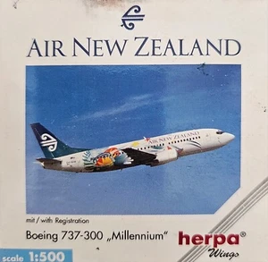 Herpa Wings Air New Zealand Boeing 737-300 Diecast Model #511919 NIB 1:500 - Picture 1 of 7