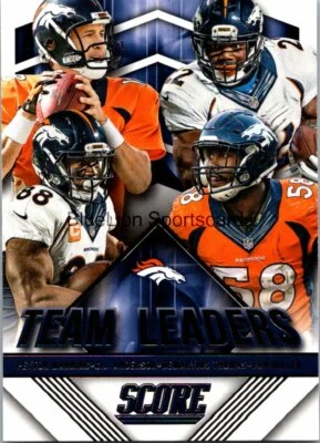 2015 Score Team Leaders #25 Broncos Manning/Anderson/Thomas/Miller - Image 1 of 2