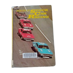 Heroes of Stock Car Racing Hardcover Bill Libby 1975 Ex Library Book - Picture 1 of 12