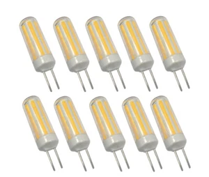 10pcs G4 GU4.0 T3 LED bulb COB AC/DC 12V 3W 270LM light Lamp Warm White 2700K H - Picture 1 of 10