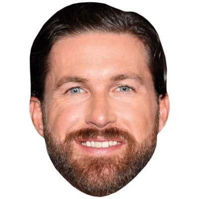 Riley Green (Smile) Celebrity Mask, Flat Card Face - Image 1 of 3