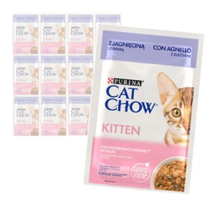 PURINA CAT CHOW KITTEN 12x85g KÄTZCHENFUTTER MIT LAMM IN SAUCE