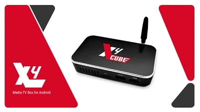 Ugoos X4 Cube TV Box Android 11 2GB RAM 16GB X4 Cube 16GB DDR4 Amlogic S905 - Image 1 of 4