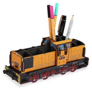 Werkhaus Stiftebox Diesellok V60 orange Stiftehalter Stifteköcher (ohne Inhalt) - Bild 1 von 1