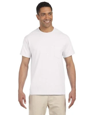 Gildan Hombres Camiseta Bolsillo Mangas Cortas Ultra Algodón 6 OZ S-XL M-G230 Foto 1 de 2