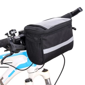 Bike Cycling Bicycle Insulated Front Bag MTB Handlebar Bag Basket Pannier - Picture 1 of 12
