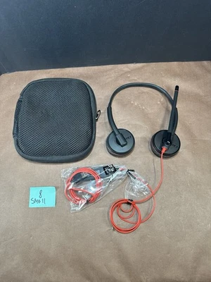 Poly Plantronics PLT C3200 Red Wire USB Headset Microphone Ships Fast! - Image 1 of 4