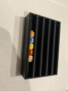 2 Black Lego 100 Head Organizer With lid 3d Printed (Lego Heads Not Included) - Picture 1 of 3