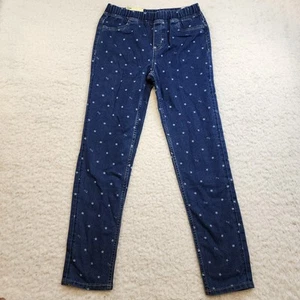 NEW Tommy Hilfiger Pull On Elastic Waist Jean Pants Girls L 12/14 Jegging Stars - Picture 1 of 10
