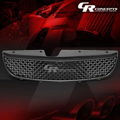黑色 FRONT BUMPER HOOD MESH 风格格栅/格栅适用于 1997 - 1999 雪佛兰 MALIBU LS — 第 1/4 张图片