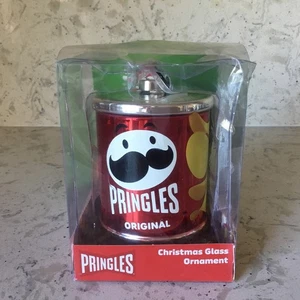 PRINGLES ORIGINAL KARTOFFELCHIPS Glas Weihnachtsschmuck KAT & ANNIE Neu im Karton - Bild 1 von 7