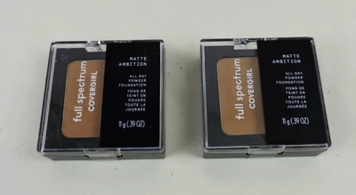 Lot of 2 Covergirl Full Spectrum Matte Ambition All Day Powder Foundation FS400 - Image 1 of 3