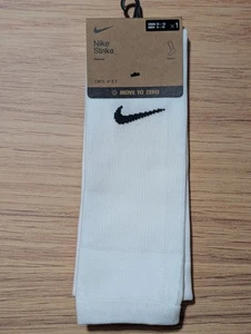 Calze calcio Nike unisex uomo 8-16 donna 10-13 bianche Strike Dri-Fit al ginocchio - Foto 1 di 4
