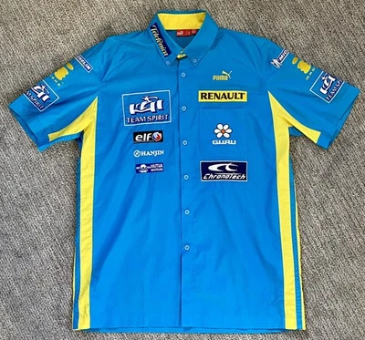 Camisa abotonada Renault Team Spirit F1 Racing - Talla L - ¡Nueva! Foto 1 de 4