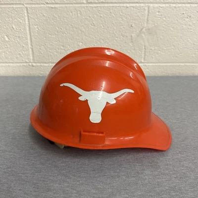 Vintage Bullard Hard Hat Model 3000 Orange Texas Long Horns - 6-1/2" - 8" - Image 1 of 4
