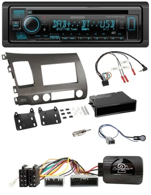 Kenwood Bluetooth DAB CD Lenkrad USB Autoradio für Honda Civic Hybrid 2006-2010 - Bild 1 von 4