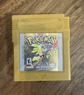 Pokemon Gold Version Nintendo Game Boy Color Authentic NEW BATTERY - Image 1 of 3
