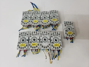 LOT of 9 - Allen-Bradley 700-HN101 Ser. C Relay Base Socket - Picture 1 of 9