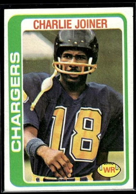 Topps 1978 Topps Charlie Joiner San Diego Chargers - Image 1 of 2