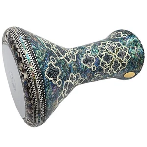 The Tahara NG 2.0 Sombaty Gawharet El Ventilator 18,5" Darbuka mit blauem Perlmutt - Bild 1 von 7