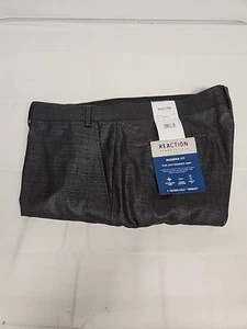 Kenneth Cole Men's Reaction Modern Fit Flex Suit Separate Dark Gray Size 40x30 - Picture 1 of 12