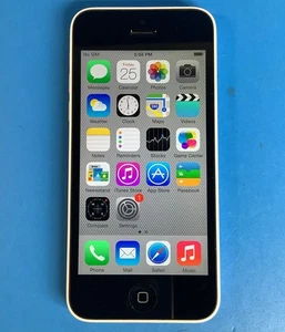 Rare iOS 7.1.2 entièrement débloqué blanc 16 Go Apple iPhone 5c A1532 - Photo 1 sur 7