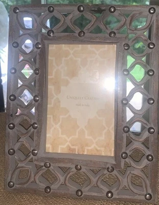 Marco de fotos abierto estilo madera 4x6 7,75” W 9,5” T Foto 1 de 4