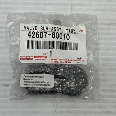 Genuine New TOYOTA TYRE PRESSURE SENSOR Camry Prius & RAV4 42607-60010 - Image 1 of 2