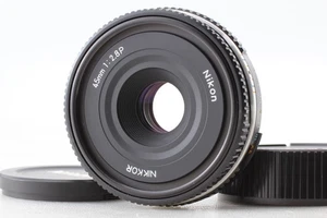 [Top MINT+++] Nikon Nikkor Ai-s Ais 45mm f2.8 P Black Pancake Lens FM3A From JPN - Picture 1 of 16