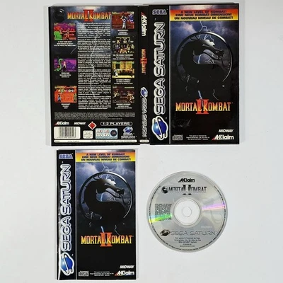 SEGA SATURN Arcade Beat'em Up MORTAL KOMBAT II uncut dt PAL CIB Fatalities Blood - Bild 1 von 3