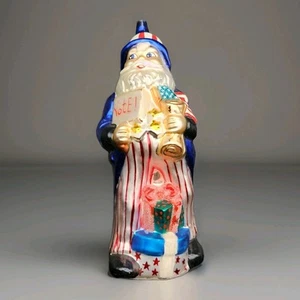 Christopher Radko "I Want You" RARE VOTE Patriotic Santa Ornament - Bild 1 von 11