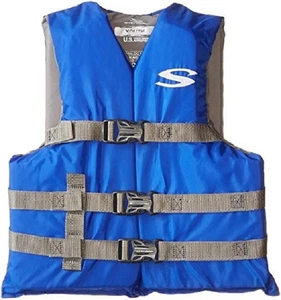 Stearns Kids Classic Life Vest, USCG Approved Type III 50-90lbs, Blue - Picture 1 of 1