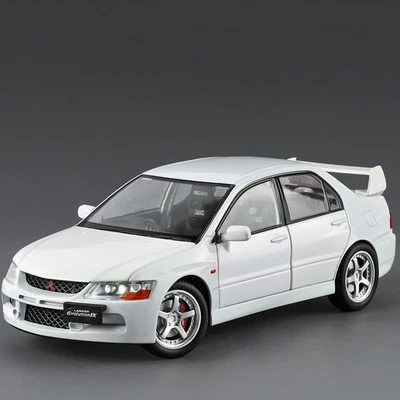 1:24 Mitsubishi Lancer EVO IX Diecast Model Car Toy Collection Sound Light Toy - Image 1 of 4