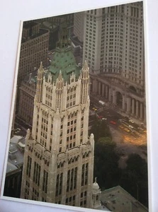 New York Skyscrapers Postcard Woolworth Building Gothic Architecture RPPC Vtg - Picture 1 of 7