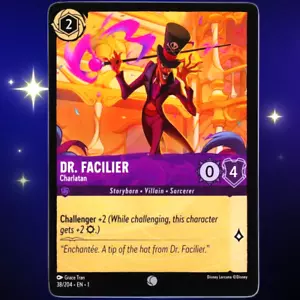 Dr. Facilier Charlatan - Común - Disney Lorcana Juego de cartas coleccionables El primer capítulo #38/204 - Imagen 1 de 3