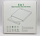 Multi-Function Slim DVD Writer External Slim DVD Drive 5 in 1