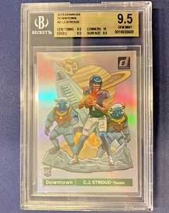 2023 Donruss Downtown #D-2 CJ Stroud Houston Texans RC Rookie SSP BGS 9.5 w/ 10 - Picture 1 of 2