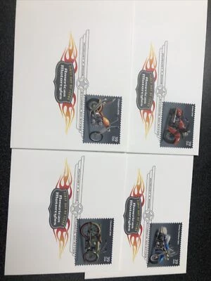 AMERICAN MOTORCYCLES FIRST DAY OF ISSUE COVERS WITH MAJOR SPELLING ERROR - Image 1 of 2