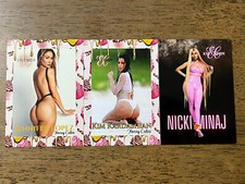 Kim Kardashian, Jennifer Lopez, Nicki Minaj Honey Cakes Eye Candy Trading Card