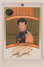 NASCAR Driver ROBBY GORDON Autographed Signed 2003 Press Pass Card w/ Holder 