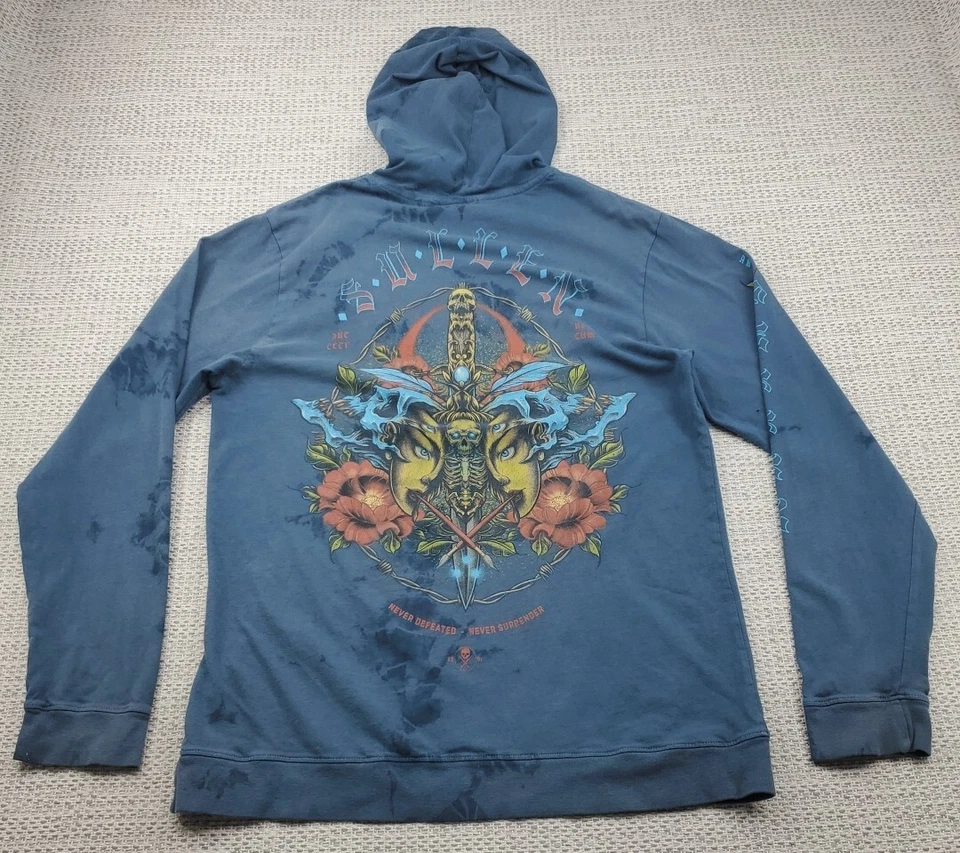 Camisa con Capucha Ligera Sullen Art Collective Para Hombres L Tie Dye Manga Larga Patín Foto 1 de 4