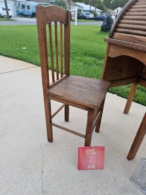 Antique mini childrens roll top desk - Image 1 of 4